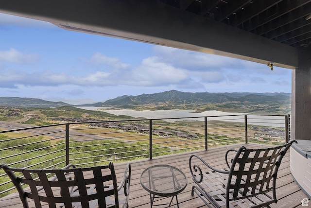 11411 N White Tail Ct, Hideout, UT 84036 - balcony with a mountain view
