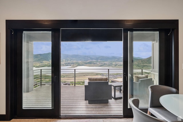 11411 N White Tail Ct, Hideout, UT 84036 - entryway featuring a mountain view
