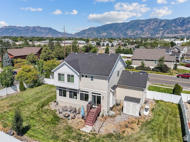 979 N Cold Creek Way, Layton, UT 84041 - aerial view of residential area featuring mountains