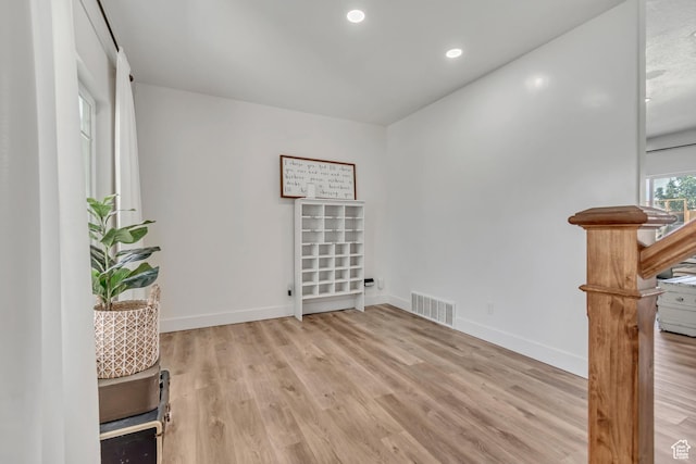 342 W Royal Land Dr, Santaquin, UT 84655 - unfurnished room featuring light wood-style floors and recessed lighting