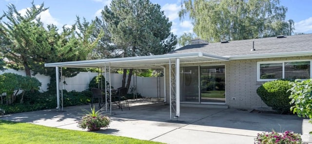 678 W 650 S, Orem, UT 84058 - view of patio featuring driveway and a carport