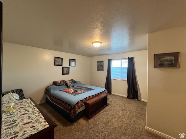 251 N 580 W, Monroe, UT 84754 - carpeted bedroom featuring baseboards and a textured ceiling