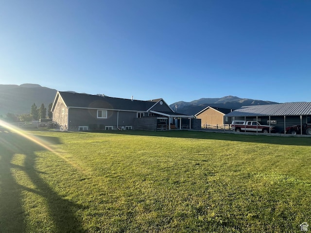 251 N 580 W, Monroe, UT 84754 - view of grassy yard with a mountain view