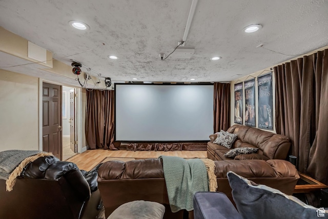 9078 S Harkness Dr W, West Jordan, UT 84088 - home theater featuring wood finished floors and recessed lighting