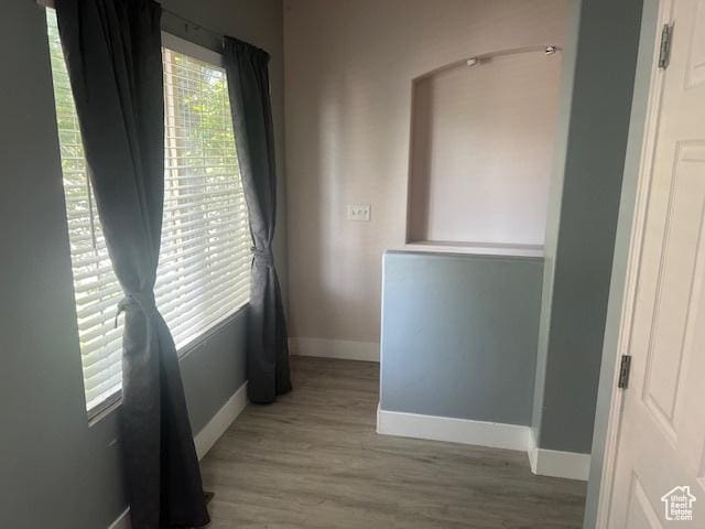 5298 W Icehouse Way, West Jordan, UT 84081 - empty room with baseboards and wood finished floors