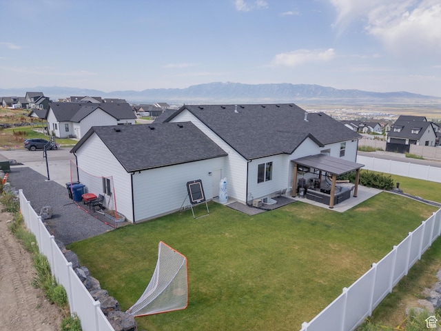142 N 1100 E, Hyde Park, UT 84318 - aerial view of residential area with a mountainous background