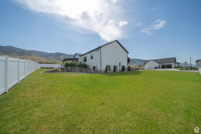142 N 1100 E, Hyde Park, UT 84318 - view of yard featuring a mountain view