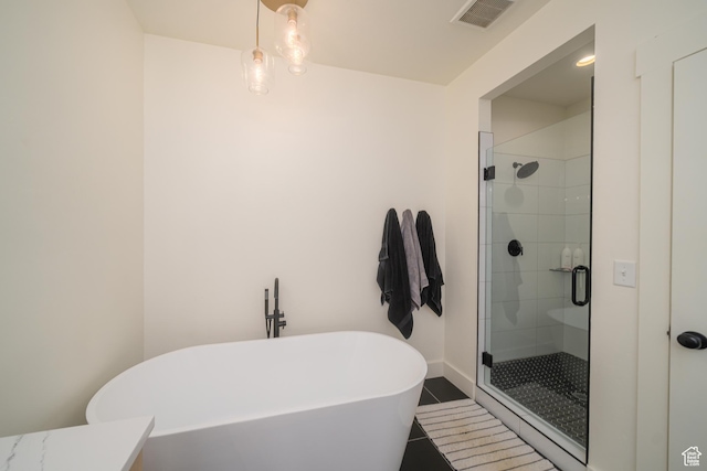 142 N 1100 E, Hyde Park, UT 84318 - bathroom with a soaking tub and a stall shower
