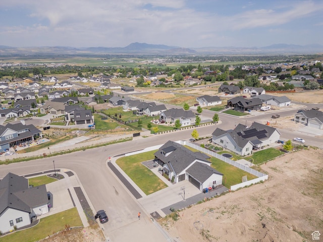 142 N 1100 E, Hyde Park, UT 84318 - aerial perspective of suburban area featuring a mountainous background