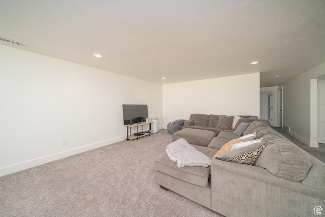 142 N 1100 E, Hyde Park, UT 84318 - living room featuring carpet floors and recessed lighting