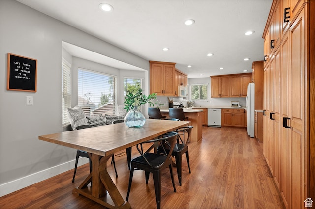 2188 E Country View Ln, Cottonwood Heights, UT 84121 - dining space featuring recessed lighting and light wood-type flooring