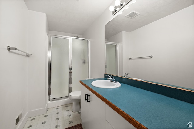 2188 E Country View Ln, Cottonwood Heights, UT 84121 - full bath featuring a stall shower, vanity, and tile patterned floors