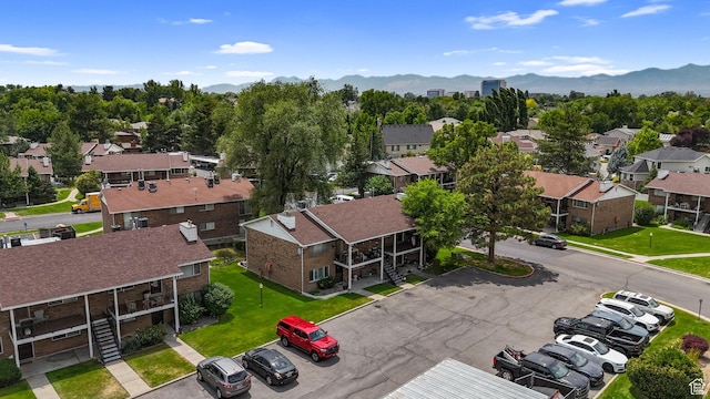 4716 S 700 E Unit 33, Murray, UT 84107 - aerial perspective of suburban area with a mountainous background