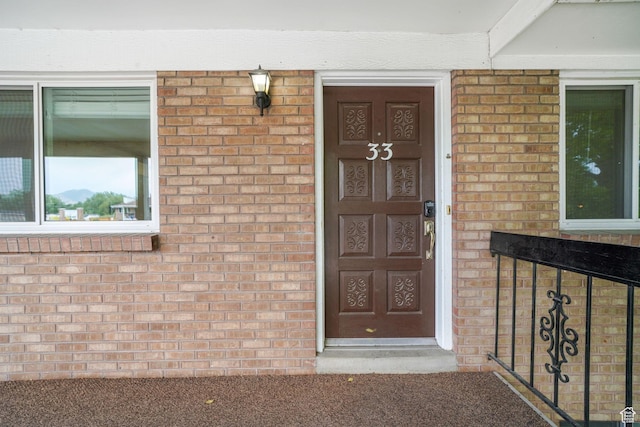 4716 S 700 E Unit 33, Murray, UT 84107 - doorway to property with brick siding