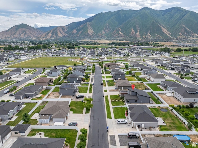 2628 E 40 N Unit 9, Spanish Fork, UT 84660 - aerial perspective of suburban area featuring mountains