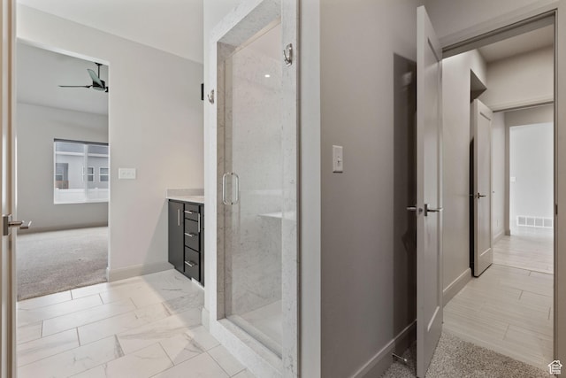 2628 E 40 N Unit 9, Spanish Fork, UT 84660 - full bathroom featuring a stall shower and vanity
