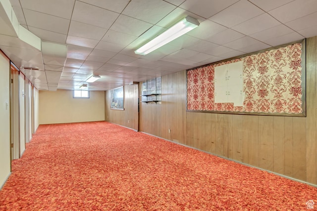 109 W 900 S, Bountiful, UT 84010 - below grade area with wooden walls and carpet