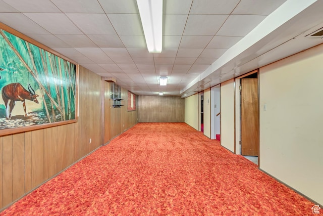 109 W 900 S, Bountiful, UT 84010 - finished below grade area featuring carpet and wood walls