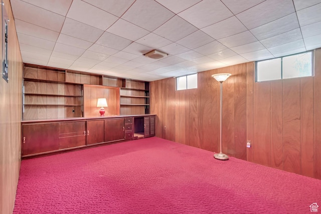 109 W 900 S, Bountiful, UT 84010 - below grade area featuring wood walls and carpet