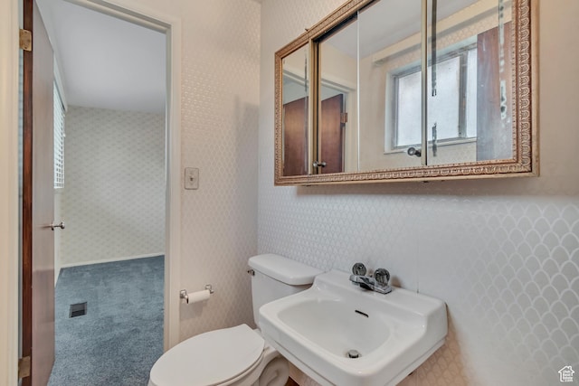 109 W 900 S, Bountiful, UT 84010 - bathroom with a sink and wallpapered walls