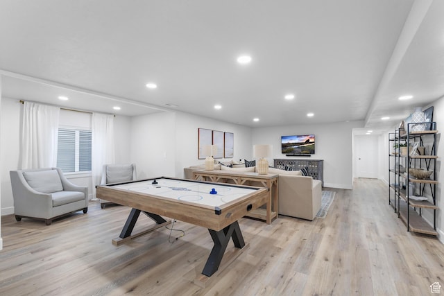 693 S 860 E, Spanish Fork, UT 84660 - game room featuring recessed lighting and light wood-style flooring