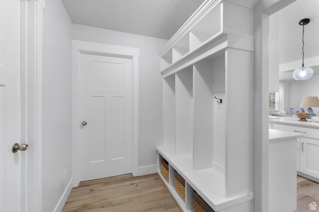 693 S 860 E, Spanish Fork, UT 84660 - mudroom featuring light wood-style floors and baseboards