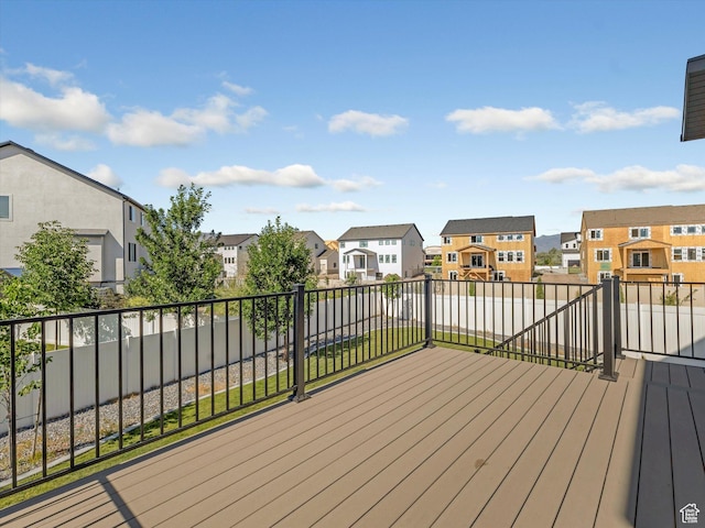 1907 E Brooklyn Cir N, Saratoga Springs, UT 84045 - wooden deck with a residential view