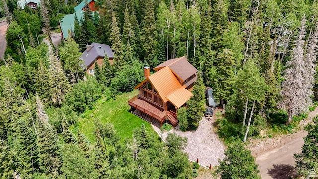 556 N Half Circle Dr, Brian Head, UT 84719 - aerial view of property and surrounding area