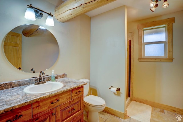 556 N Half Circle Dr, Brian Head, UT 84719 - full bath with vanity, a stall shower, and tile patterned floors