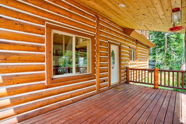 556 N Half Circle Dr, Brian Head, UT 84719 - view of wooden deck
