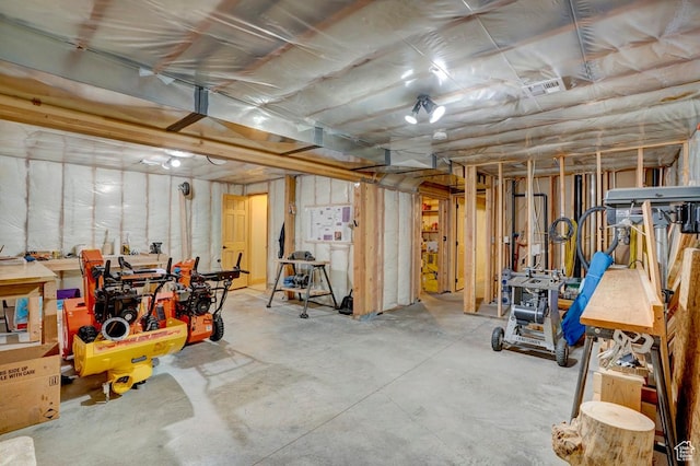 556 N Half Circle Dr, Brian Head, UT 84719 - view of unfinished basement