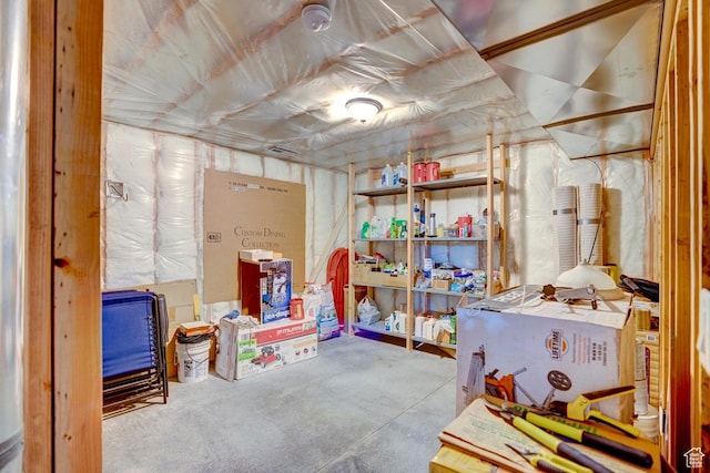 556 N Half Circle Dr, Brian Head, UT 84719 - view of unfinished below grade area