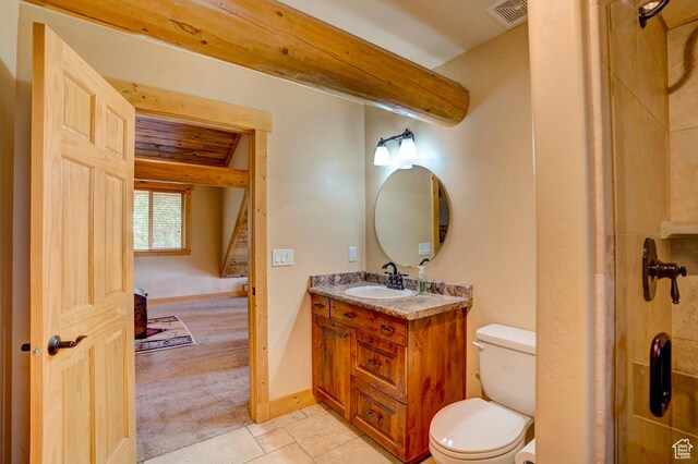 556 N Half Circle Dr, Brian Head, UT 84719 - bathroom featuring vanity and a shower