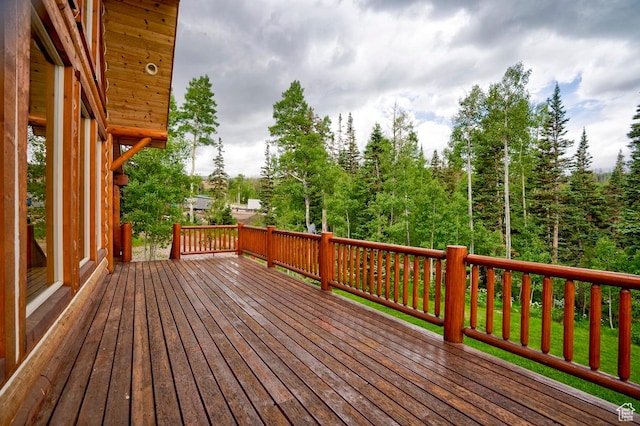 556 N Half Circle Dr, Brian Head, UT 84719 - view of deck
