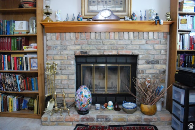 10642 S 1090 E, Sandy, UT 84094 - detailed view of a brick fireplace
