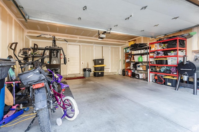 265 W 1010 S, Logan, UT 84321 - garage featuring a garage door opener