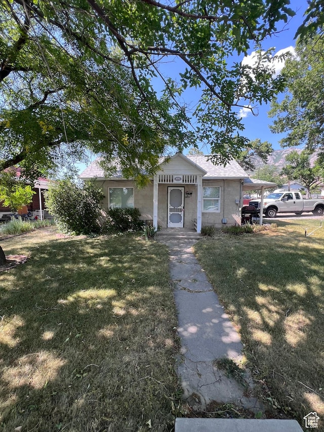 495 E Center St, Pleasant Grove, UT 84062 - view of front of home with a front yard