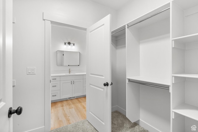 222 E 300 N, Payson, UT 84651 - spacious closet featuring a sink and light wood-style flooring