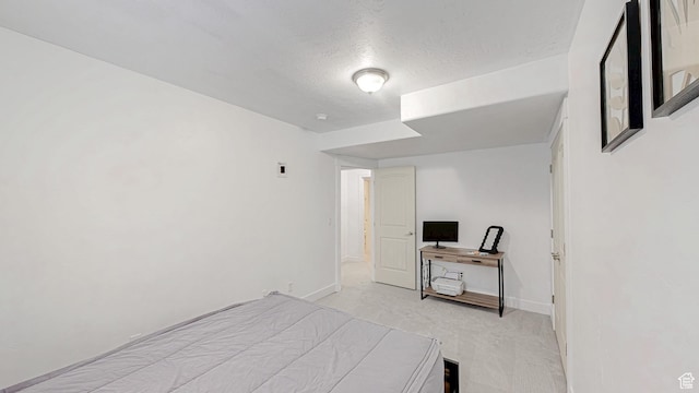 645 Stonebrook Ln, Santaquin, UT 84655 - bedroom featuring a textured ceiling and light carpet