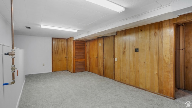 361 E Mcmillan Ln, Murray, UT 84107 - finished basement featuring carpet flooring and wooden walls