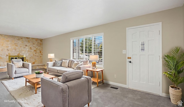 361 E Mcmillan Ln, Murray, UT 84107 - carpeted living room featuring baseboards