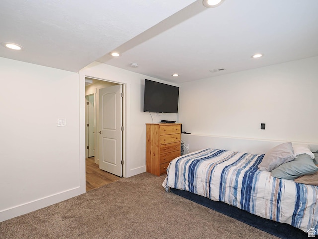 373 N Willow Haven Ave, Lehi, UT 84043 - bedroom with carpet and recessed lighting