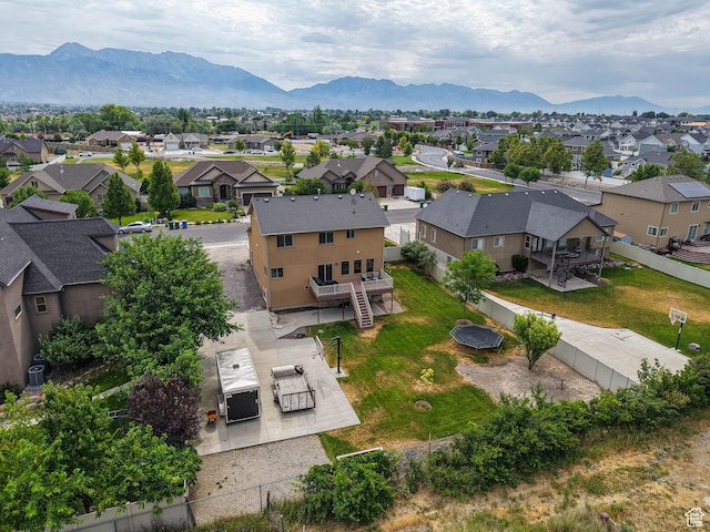 373 N Willow Haven Ave, Lehi, UT 84043 - aerial perspective of suburban area featuring a mountain backdrop