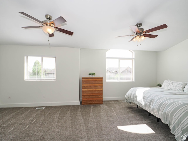373 N Willow Haven Ave, Lehi, UT 84043 - carpeted bedroom featuring multiple windows and ceiling fan