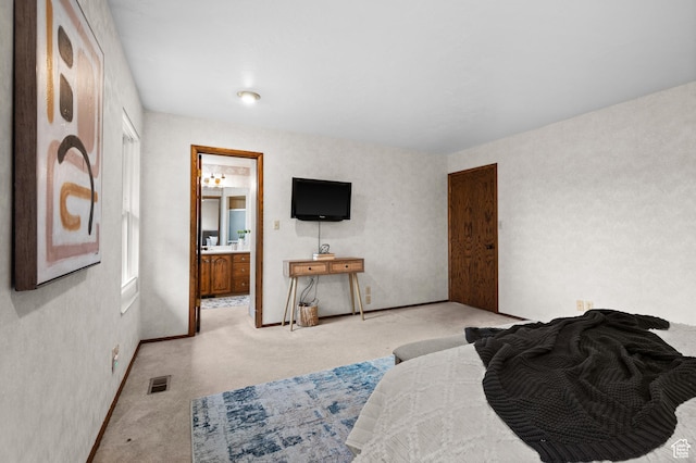 1575 W Alley St, Riverton, UT 84065 - bedroom featuring light carpet and ensuite bathroom