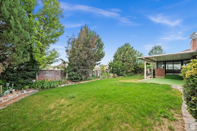 1575 W Alley St, Riverton, UT 84065 - view of yard with a patio