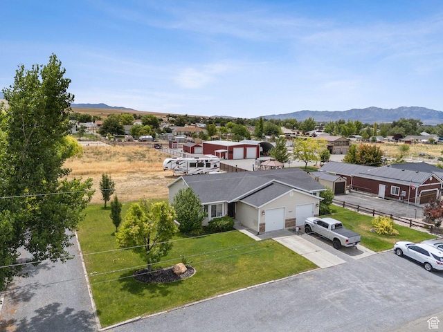 1884 E Shepard Ln, Lake Point, UT 84074 - aerial view of residential area with mountains