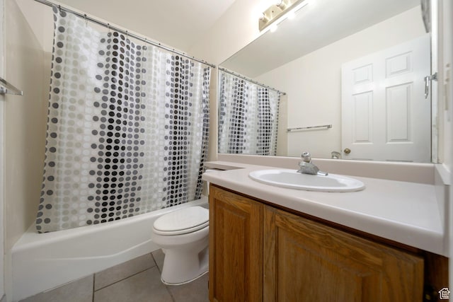 527 Applewood Dr, Bountiful, UT 84010 - bathroom featuring tile patterned floors, vanity, and shower / bath combo