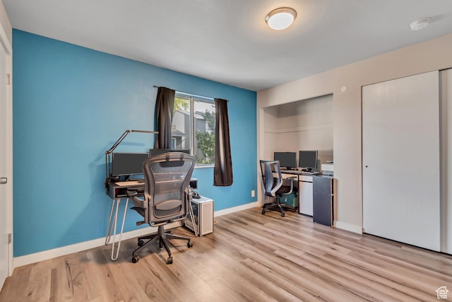 5235 S Glendon St Unit W3, Murray, UT 84123 - home office featuring wood finished floors and baseboards