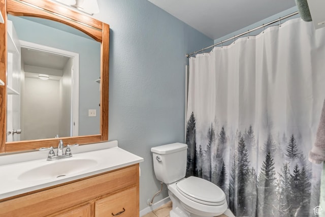 5235 S Glendon St Unit W3, Murray, UT 84123 - bathroom featuring vanity, a textured wall, tile patterned floors, and a shower with shower curtain
